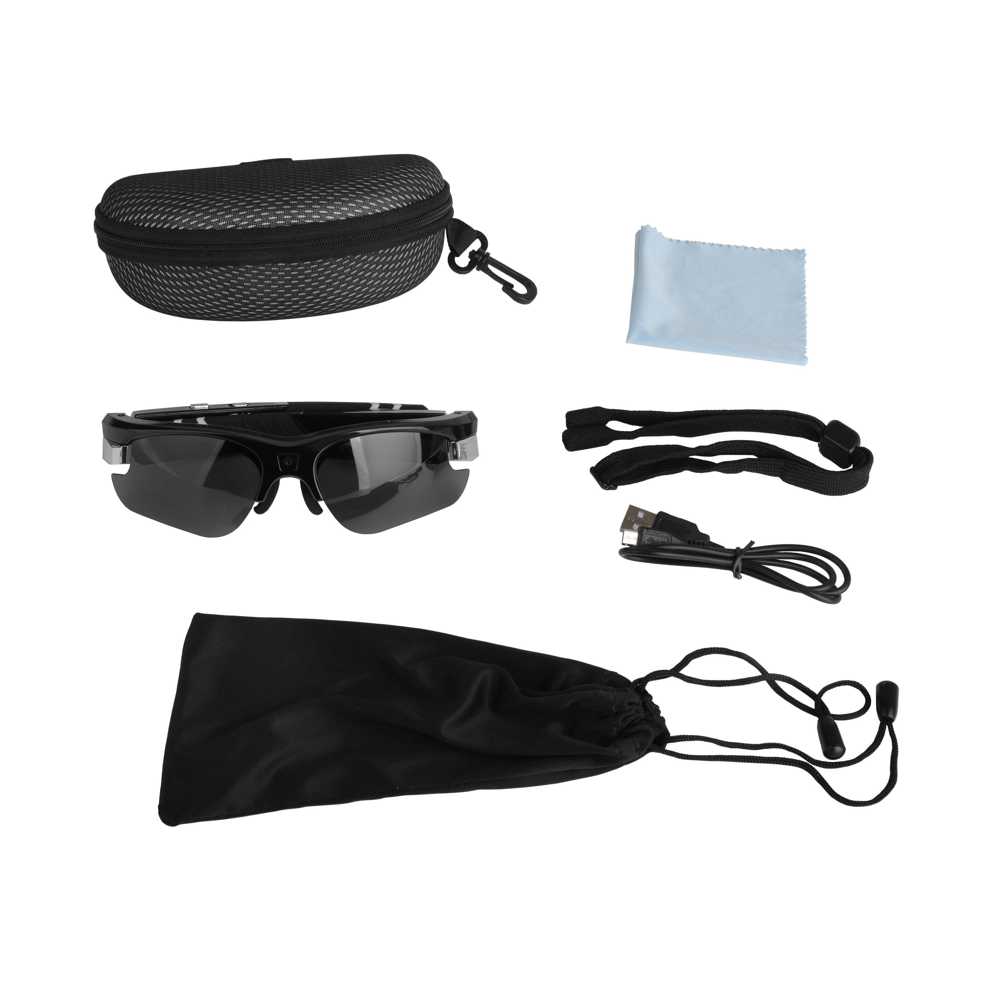 1080P Eyewear Sunglasses Camera Spy Hidden Camera For Picture And Video Record