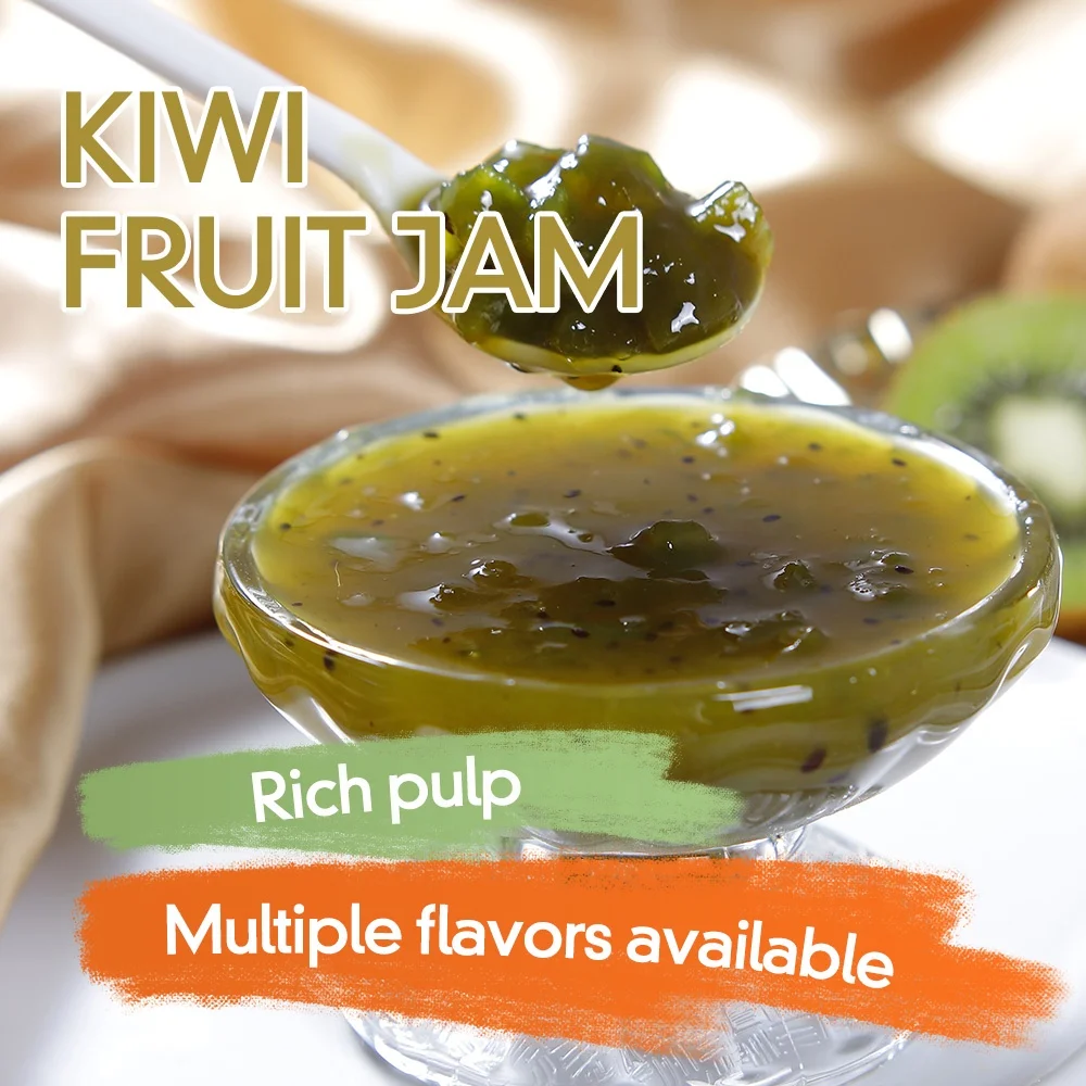 2 кг пузырьковый чай ингредиенты настоящие фрукты киви фруктовый джем с целлюлозой для магазинов и ликеров