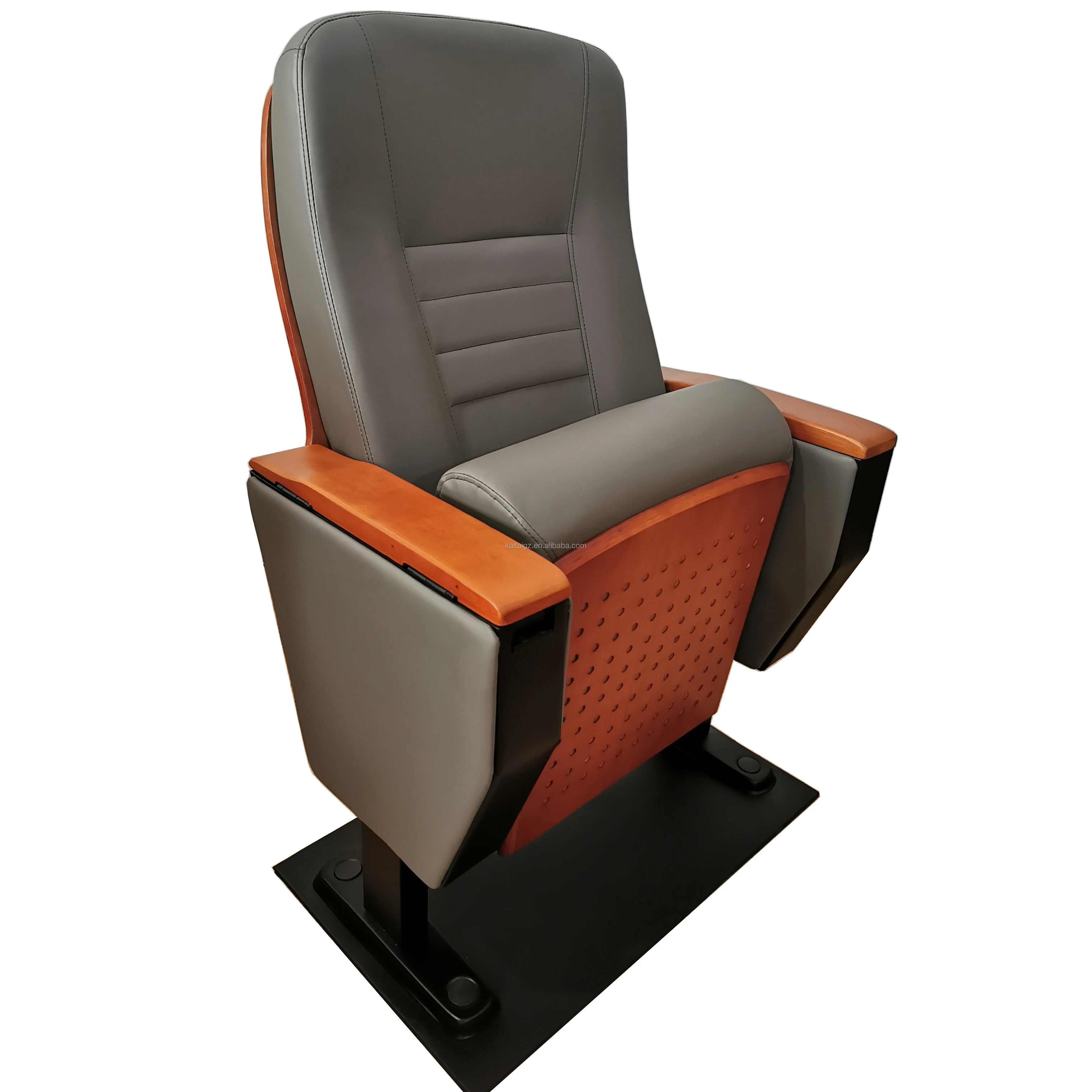 
Retractable auditorium cinema chair with armrest for theater cinema school church seat 