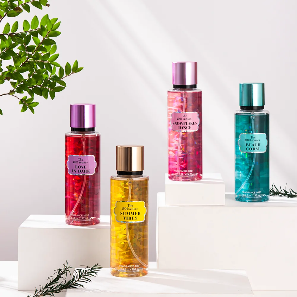 The 1001 sense new product perfumes original brand body spray floral flavor & fragrance and scents 250 ml long lasting