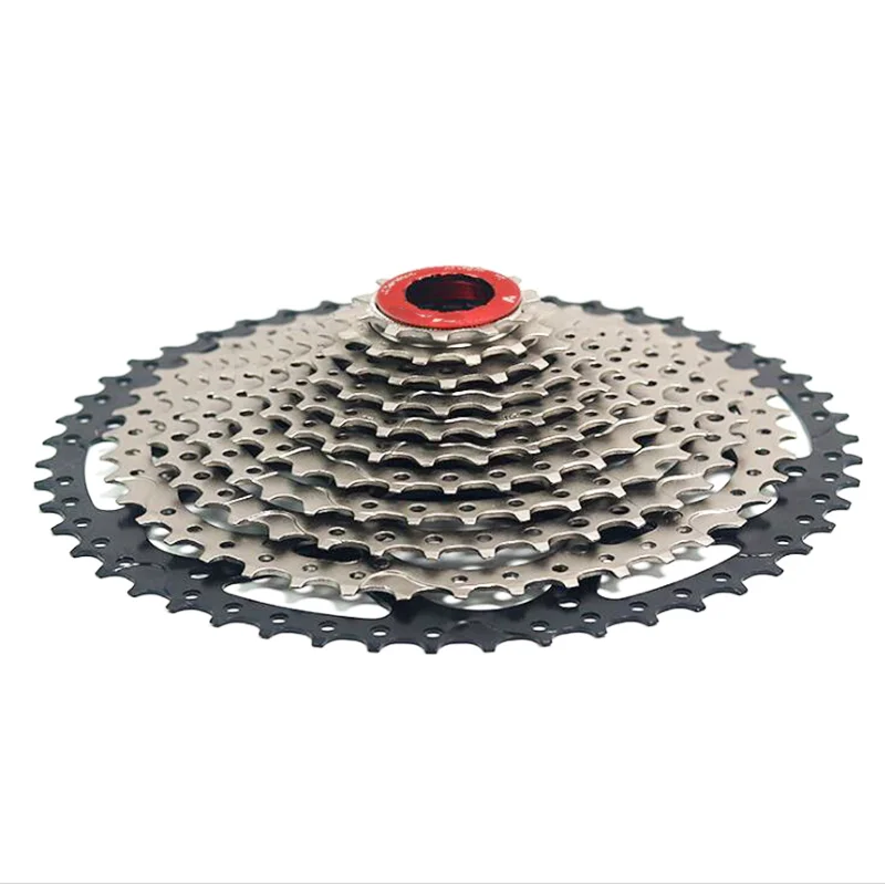  XTOS freewheel 11 скоростей 11-50T серебристо-черная стальная кассета для горных