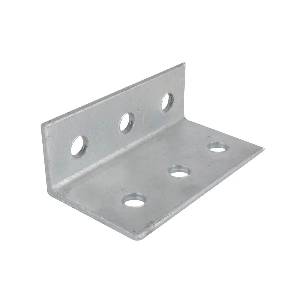 100*100 150*150mm hot dip galvanized perforated steel structural angle bracket slotted iron equal and unequal for construction