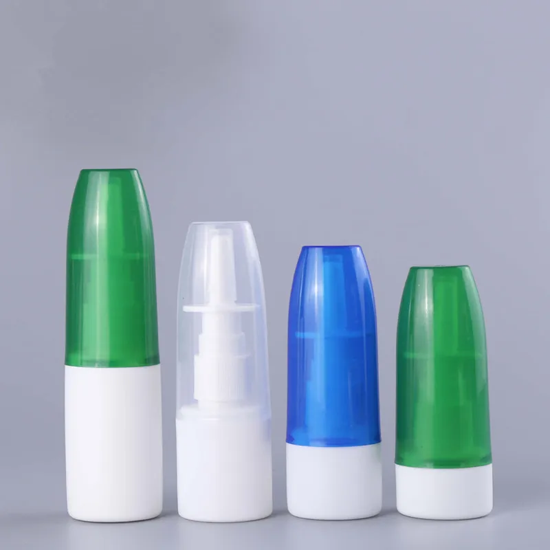 10ml15ml20ml30ml Spray Mouth Nose Spray Bottle with Nozzle PE Screen Printing PUMP Mist Spray Bottle