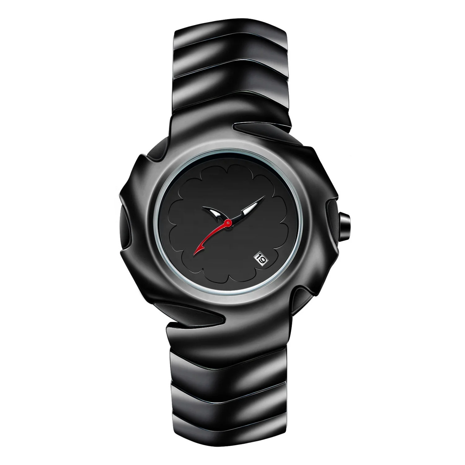 Pintime  Luxury Unique Designer Watch For Men Relojes Hombre Waterproof Luminous Quartz Date Men Wristwatch