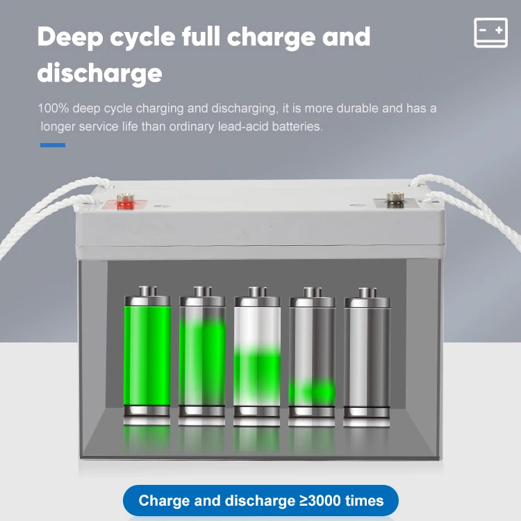 Dongle New Design DB50-12 Lead Acid Storage Systems Deep Cycle 12V 50Ah AGM Gel Solar Battery