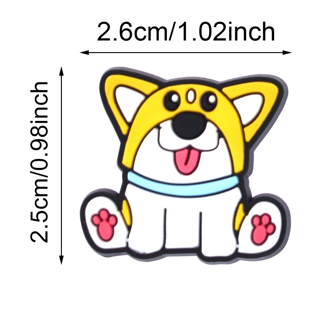 Wholesale Unisex Adult Transparent Pvc Shoe Button Designer Dog Clogs Charms For Clogs And Shoe Accessories