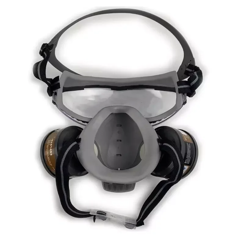 Hot Sale Silicone Respiratory Mask with Safety Goggles Anti Chemical Gas Respirator