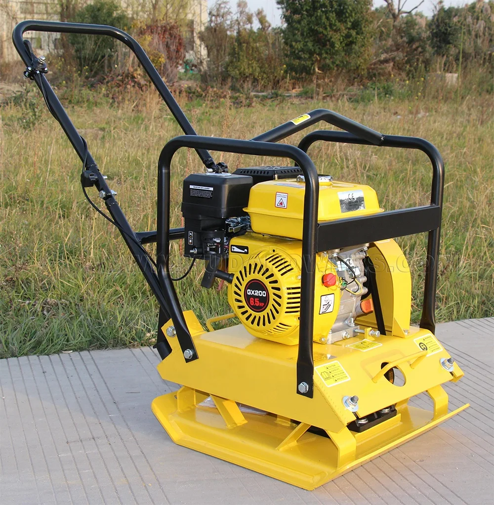 Poland Hot Sell Gasoline Gx160 Gx200 5.5HP 6.5HP 13kn 15kn 20kn Easy Use Vibrating Plate Compactor C80 C90 C100 80kg 90kg 100kg