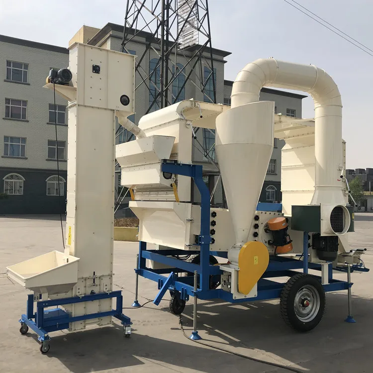 sorghum rice simsim maize barley soybean grain cleaning machine