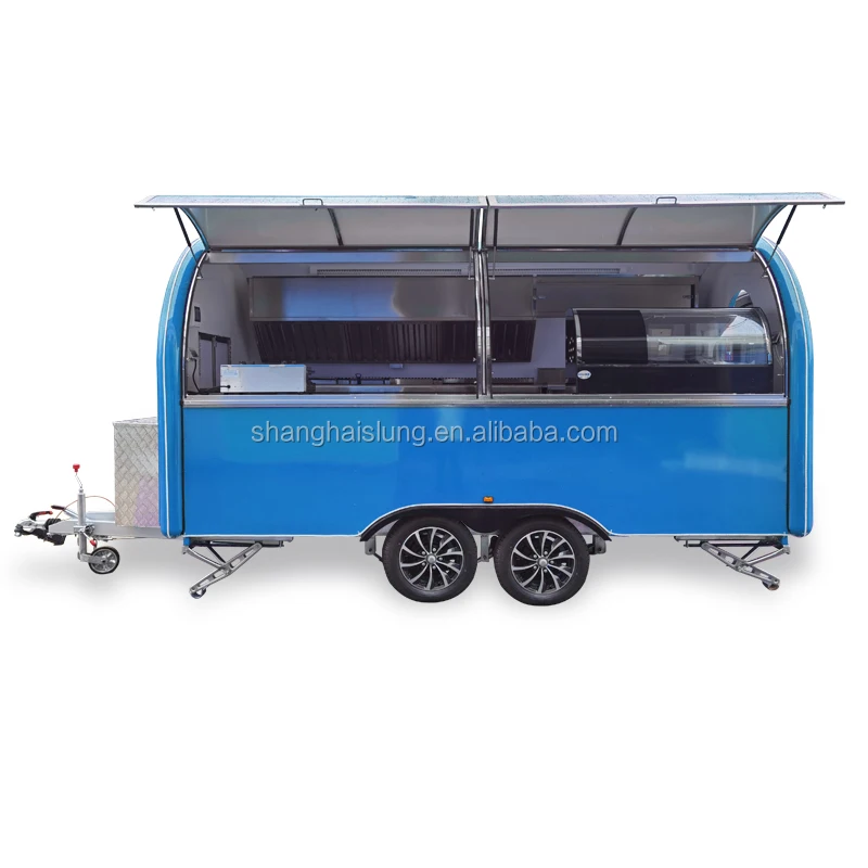 Hot Sale mobile fryer food cart trailer street food equipment