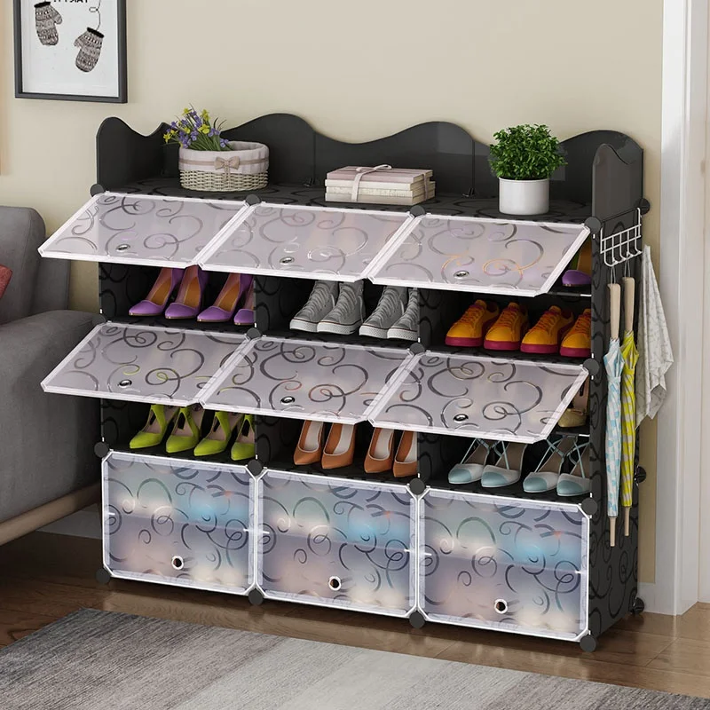 Modern Multi Layer Shoe Rack,Multy Purpose Shoe Rack,Modern Easy Portable Diy Shoe Storage Cabinet Plastic Shoe Rack With Shelf