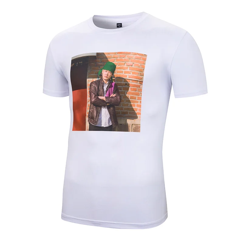 wholesale custom cheap sublimation printing round neck dryfit t-shirt