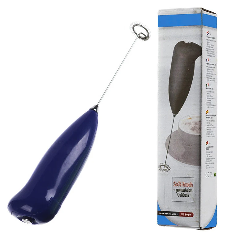 Portable Automatic Battery Operated Egg Beater Powerful Whisk Handheld Foam Maker Blender Mini Electric Milk Frother for Coffee