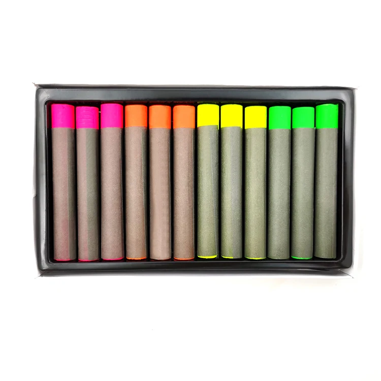 Масляная пастель Se Art высшего класса 12 неоновых цветов Ini lukisan atas minyak Pastel 12 цветов неонового цвета