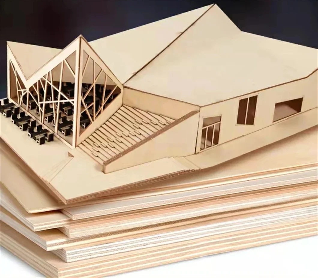 3*3 feet 920*920mm  2mm   3 layers laser cutting basswood  plywood  Factory price