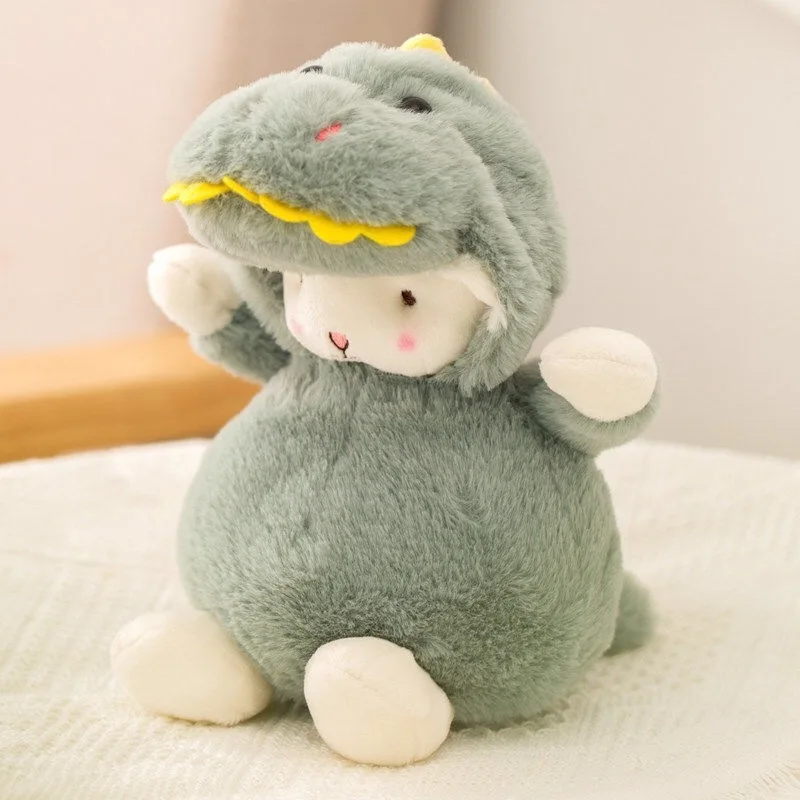 Lovely Soft Animal Doll Stuffed Toy Plush Sheep/Wolf/Frog/Pig/Duck/Bear/Rabbit Plush Toys with Hat
