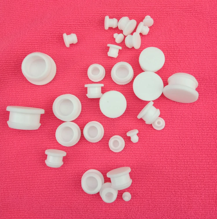 High Performance Compact Plug Screw Hole Rubber Silicone Stopper for Industrial Mini Black Double Sided Plastic Bag Use