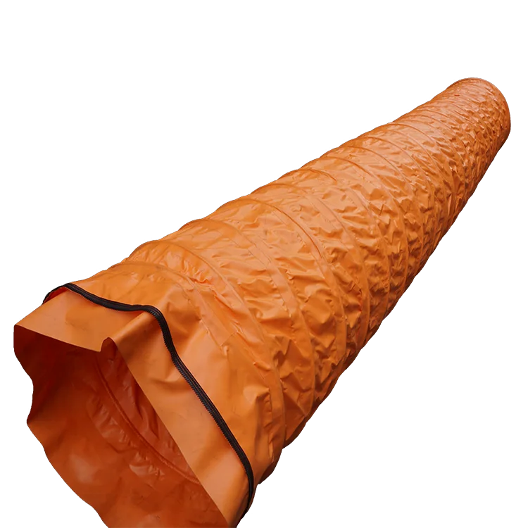 Professional spiral flexible high pressure reinforced fire resistance tunnel and mine ventilation air hose pipe duct