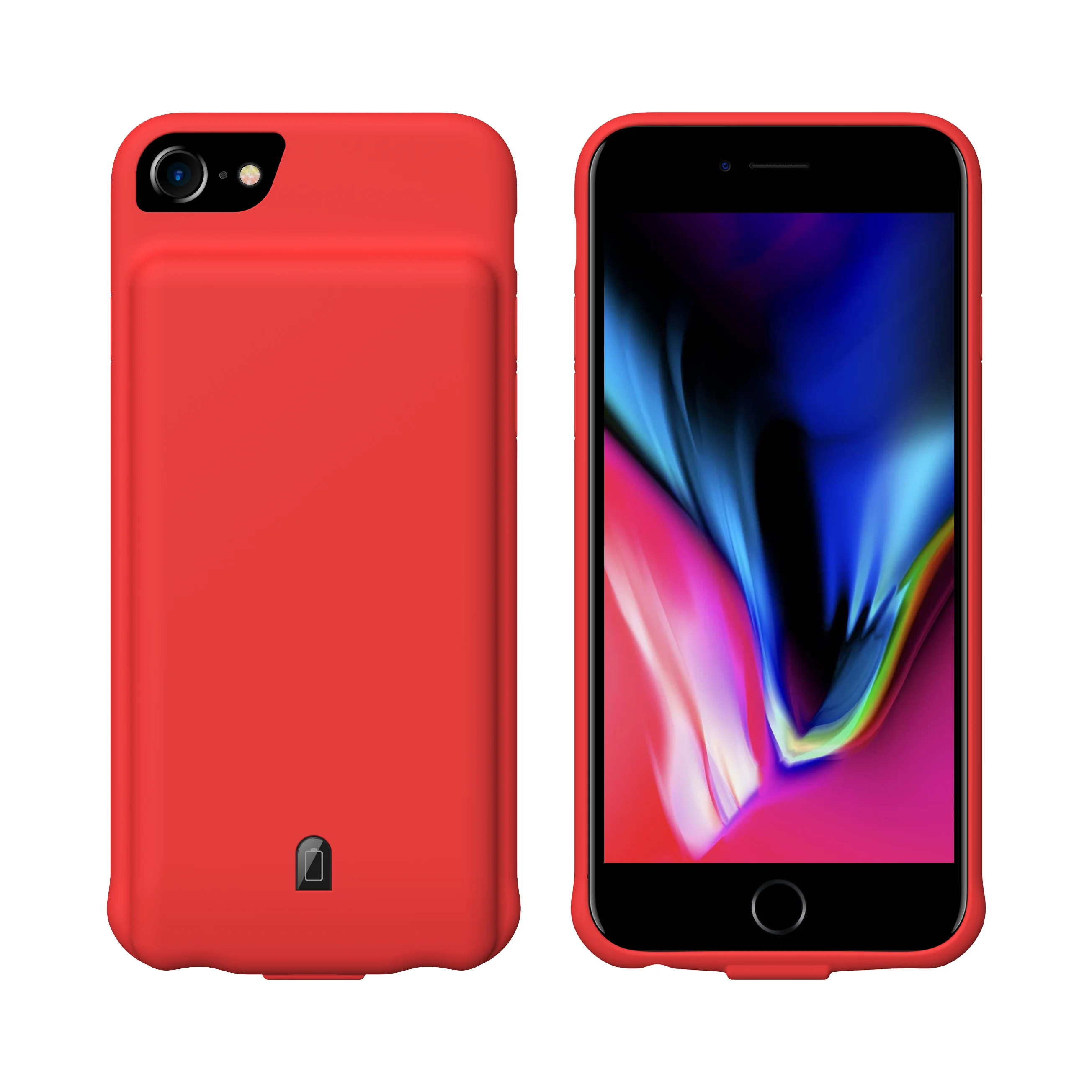 
Powerful Battery Case For Iphone 8 7 6 Rechargeable Batteries Portable Power Bank Phone Case 4500Mah Back Clip Phone Case 