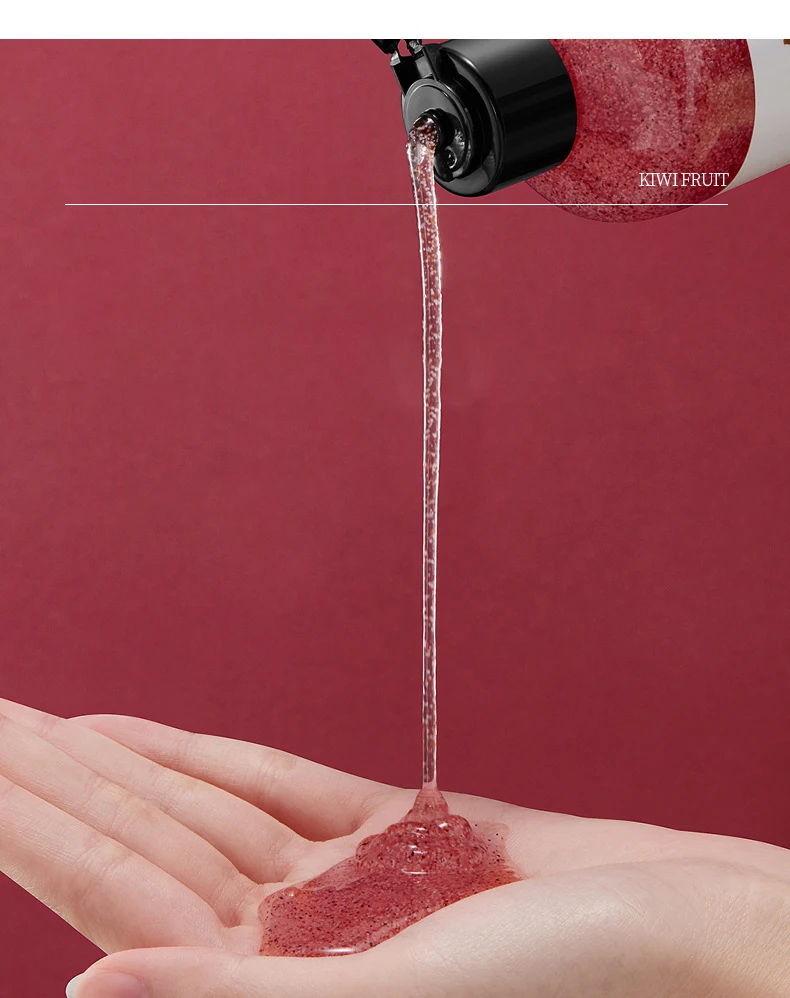 Kiwi Scrub Perfume Body Wash Deep Cleansing Fragrance Leave Fragrance Rejuvenation Exfoliating Body Wash