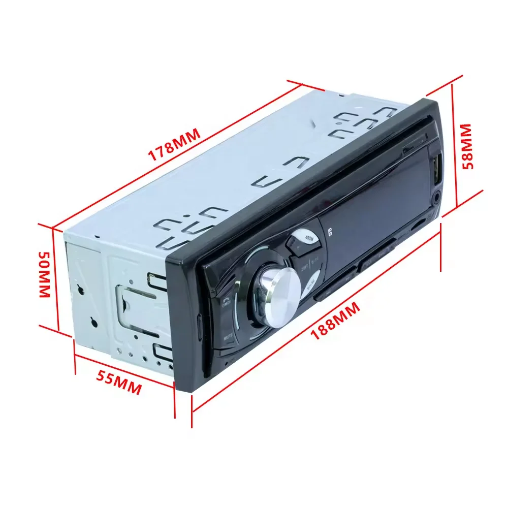 Model 1044 1Din Car Radio MP3 Player In-Dash Radios Stereo Digital BT Audio Music Stereo Mp3 With Remote Control Car MP3 Player