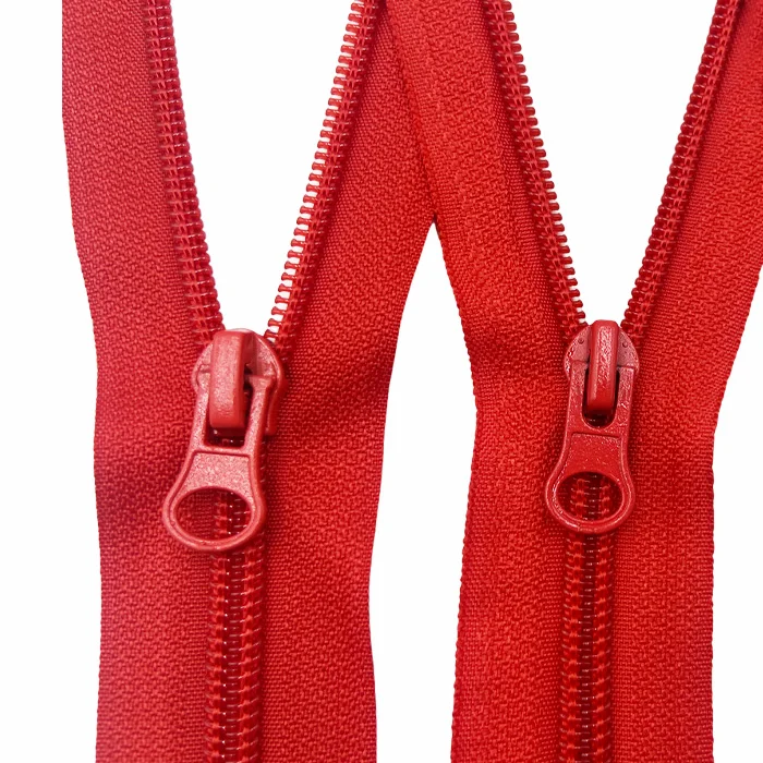 No.5 Autolock Nylon Zipper Opened End For Pants Bags back 5 long chain nylon zipper tape