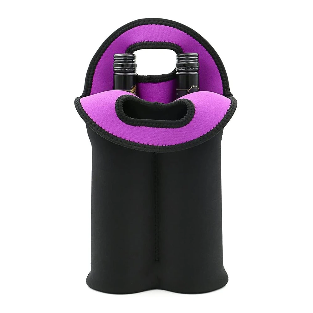 Portable Neoprene Wine Bag With Carry Handle