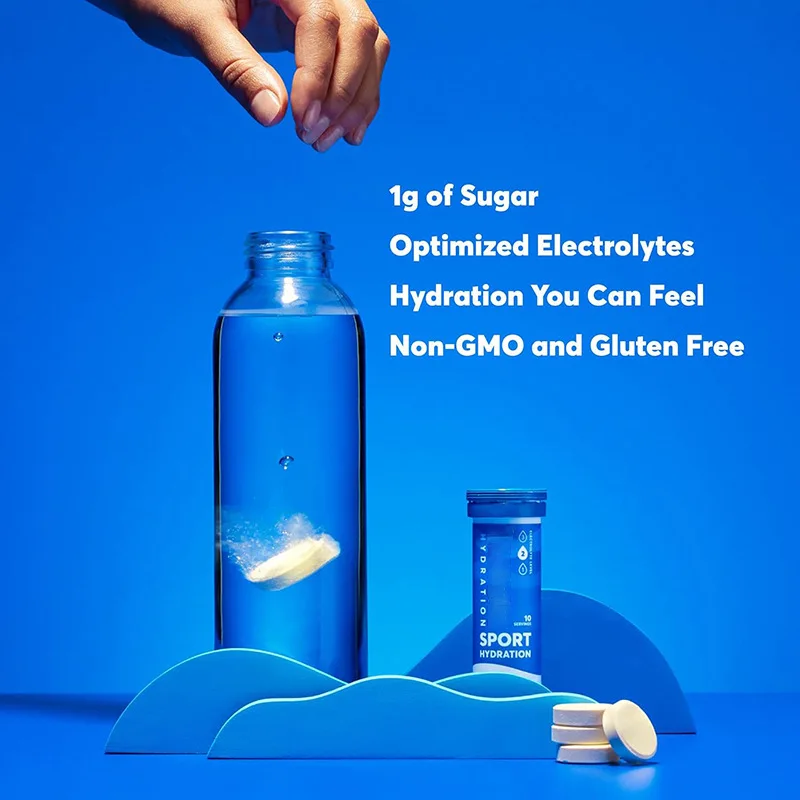 OEM/ODM Natural Sport Electrolyte Drink Supplement Immune Energy Support Hydration Electrolyte Effervescent Tablets