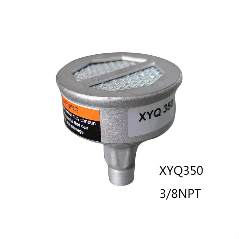 Air Motor Muffler, XYQ100, Silencer 1/8' NPT Metal Muffler for 1AM, 1UP Pneumatic Motor