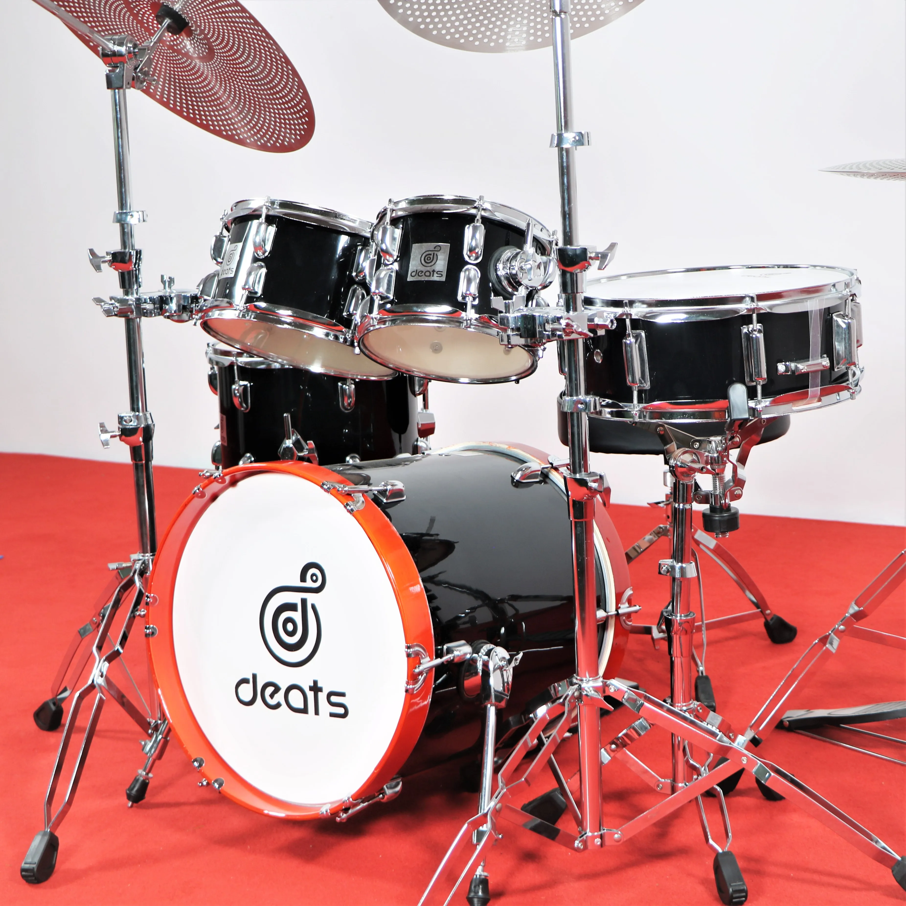 Deats Factory Direct Supply Beginner 14 Inch Kids Drum Set Mini Jazz Classical Drum Set For Kids Inexpensive kid drum set