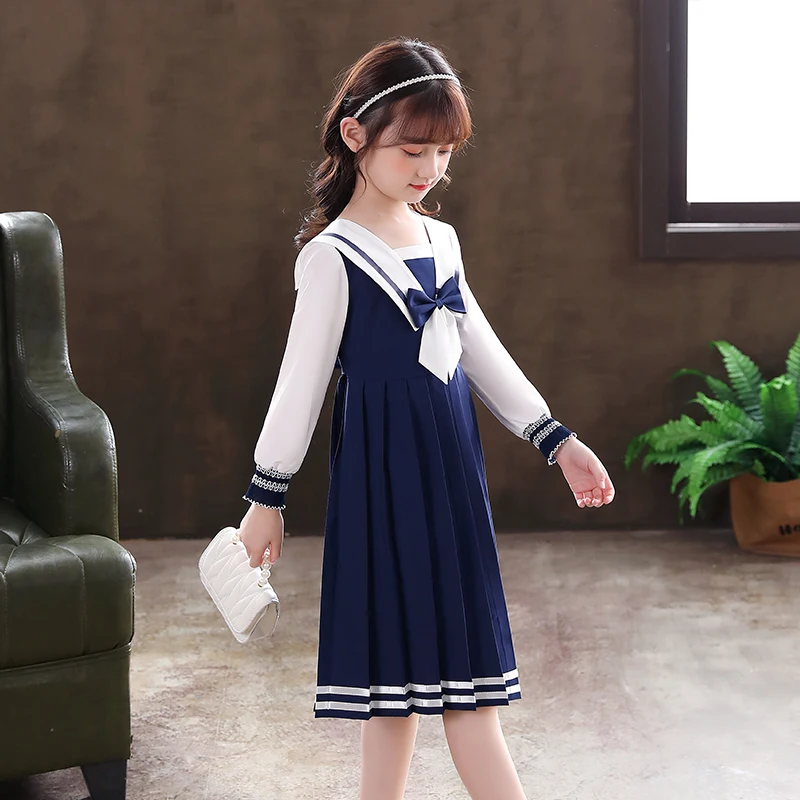 New Red JK Uniform Autumn Summer Japanese School Uniforms High School For Girls Sailor Pleated Skirt JK Sets Cosplay Clothing