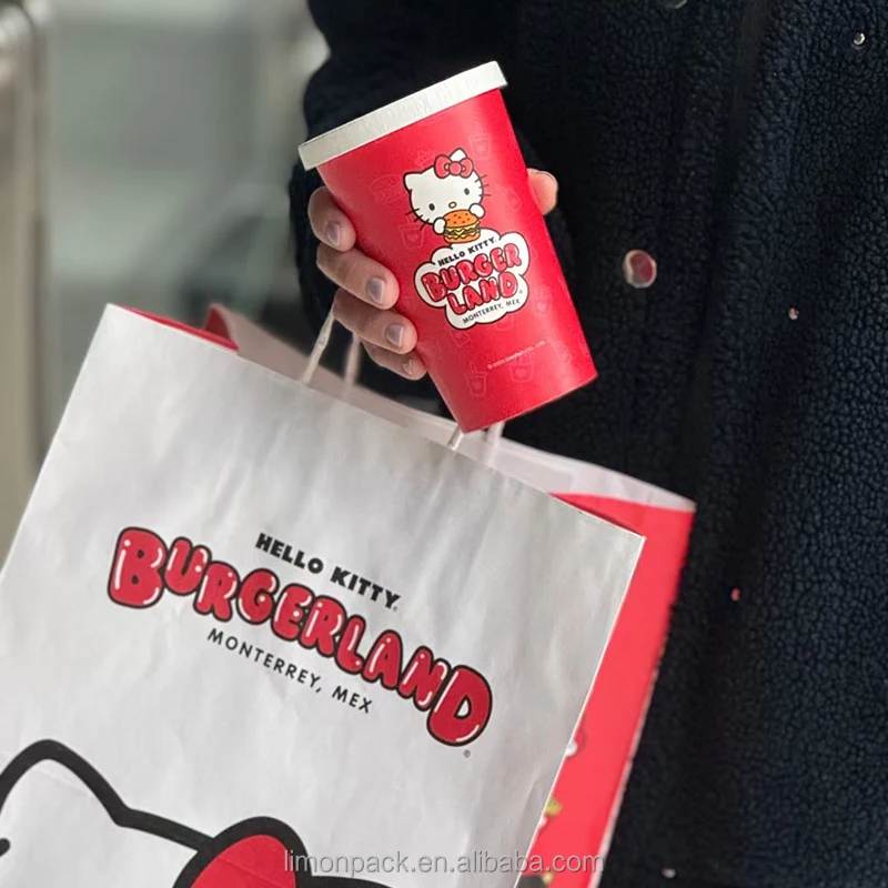 Elegant 16oz Coffee Paper Cups with Double Wall Insulation Custom Logo Printing Available