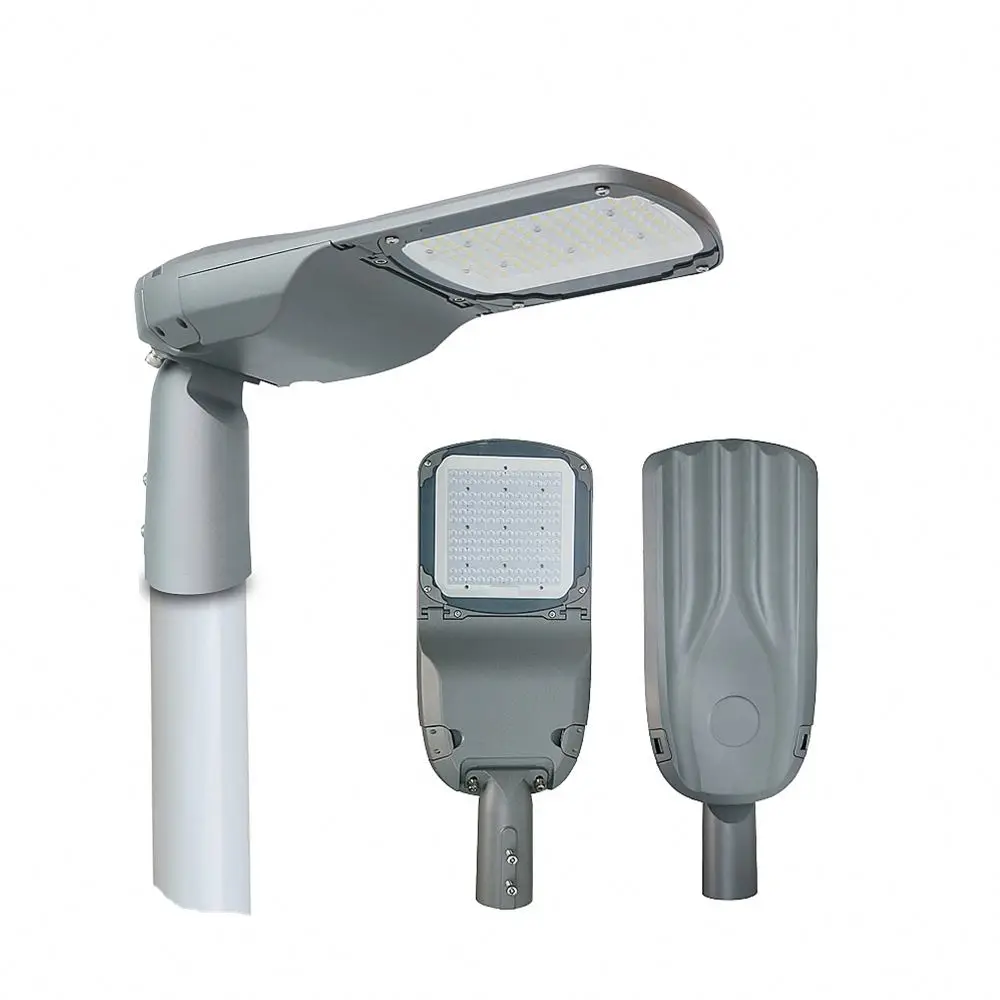 outdoor IP66 IP67 IK10 Photocell sensor Parking Lots LED Street Lamp 50w 60w 80w 100w 120w led street light