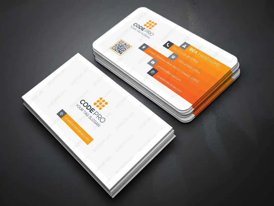 200pcs Free Design 300g Business Card Customized Logo Color Double sided Printing thank you card