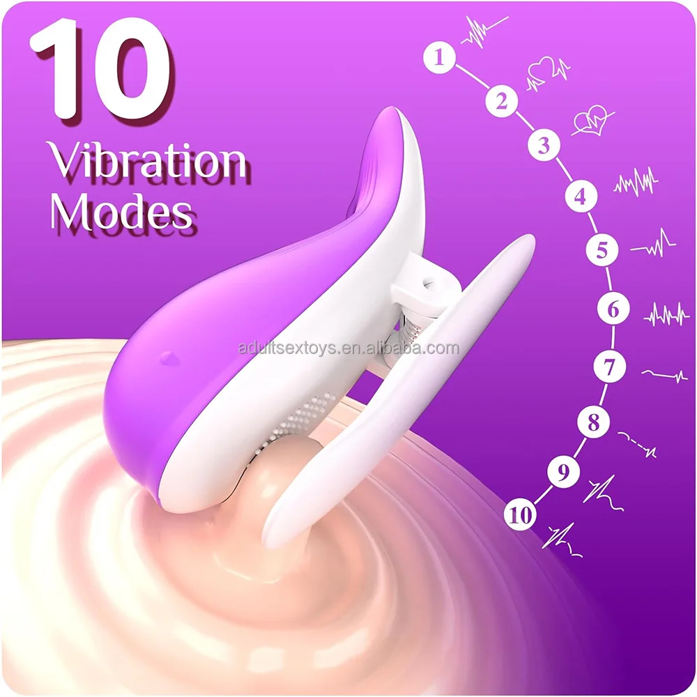 Dolphin Shaped Nipple Clamp Toys 10 Vibrations Remote Controlled Women Vibrator Nipple Clamp Sex Toys