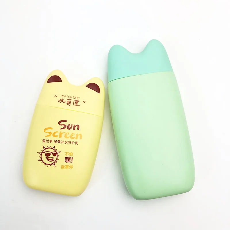 Empty plastic cosmetic squeeze bottle 160 ml wholesale green yellow lotion cream cosmetic packaging containers