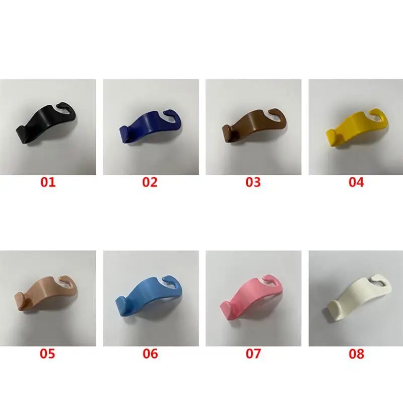 SY Phone Holder Handbag Purse Hanger Hooks Fastener Clip Car Interior Accessories Vehicle Back Seat Hook