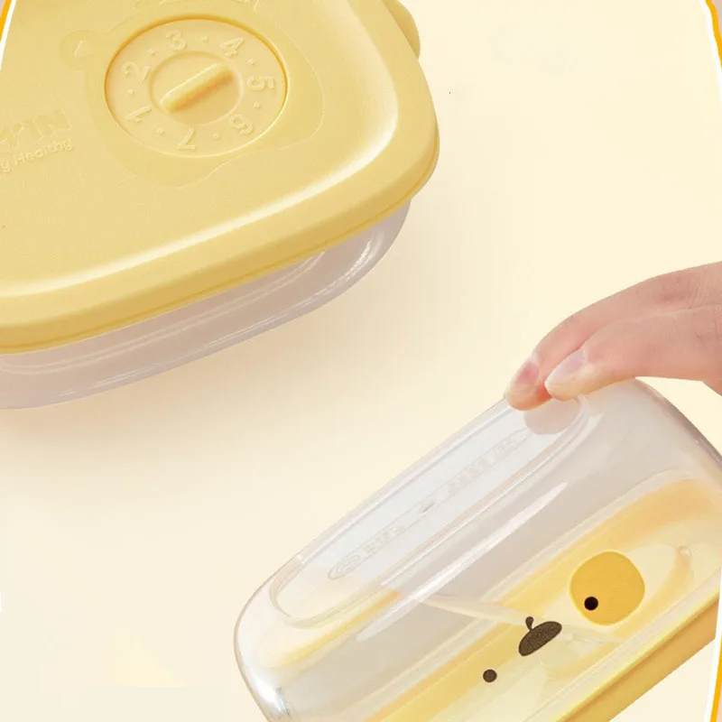 HYRI Popular Vegetable Preparation Box Refrigerator Draining Loss Meal Quantitative Heating Forze Crisper