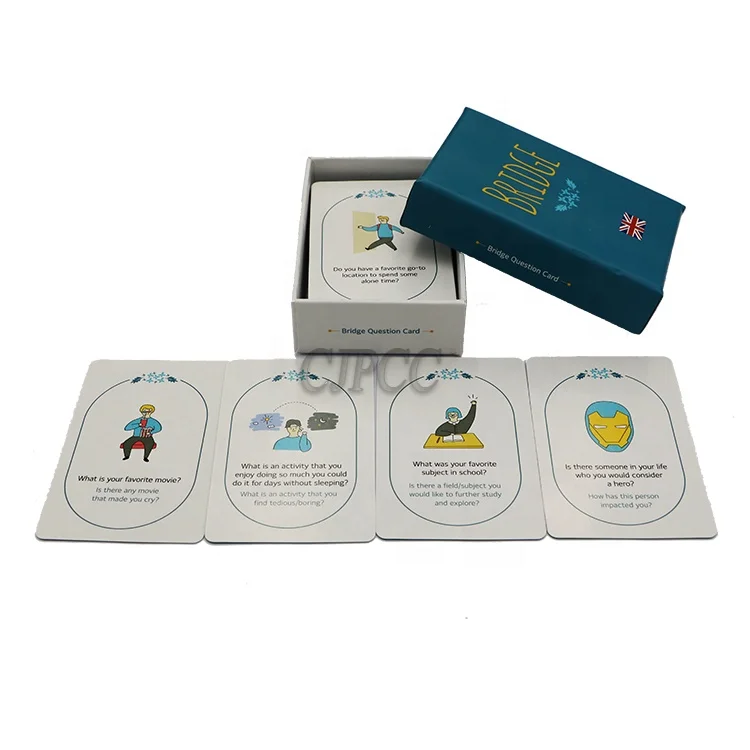 Custom Bridge Card Deck Trading Card Games Playing Family Games Card Printing
