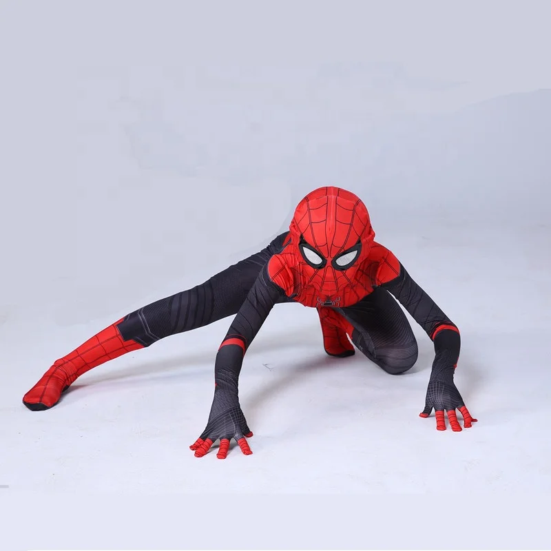 Детский костюм на Хэллоуин и Рождество, детский новый костюм Человека-паука, Человек-паук, майль Моралес, косплей-костюм