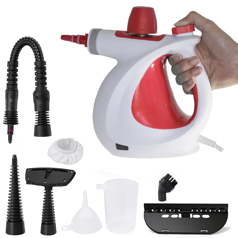 2024 Genuine 1050W Pressurized Multi-Surface Steam Cleaner With Tools To Remove Grime Grease Steamer For Cleaning Floor Car