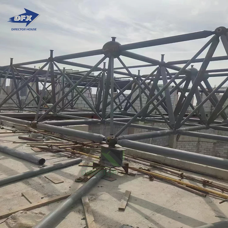 Sports Hall/basketball Gym/football Stadium Q345B Prefabricated Structure Steel Customized Light Galvanized Steel Building