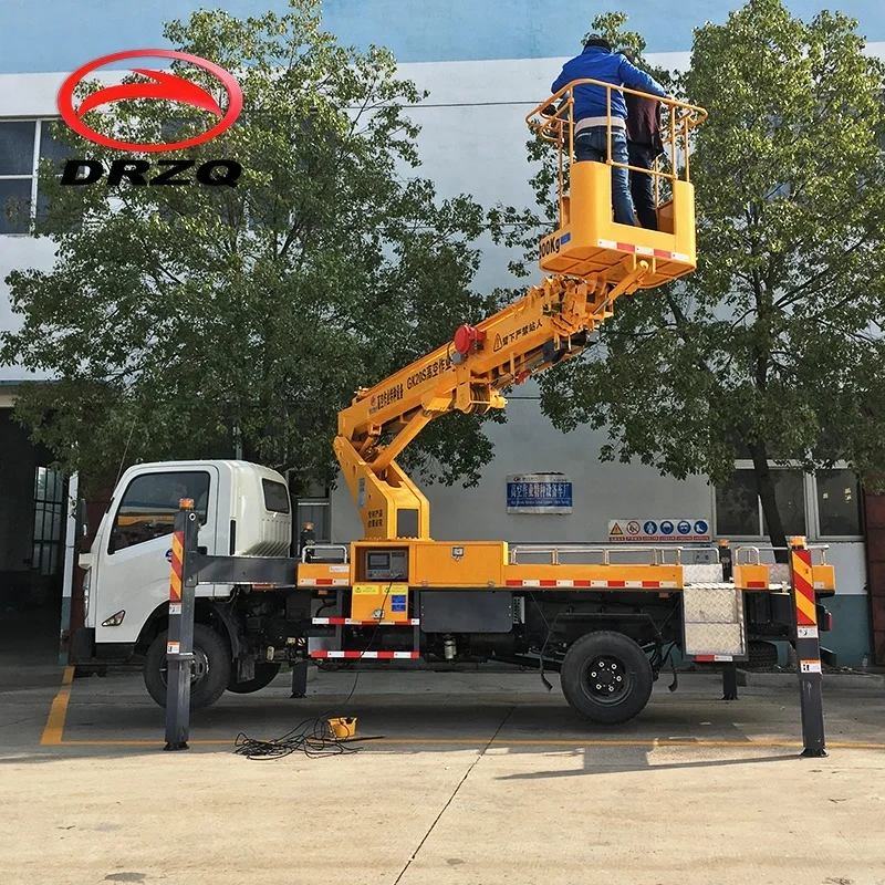 12m 14m 16m 18m 20m Hydraulic Telescopic Boom Foldable Boom Truck