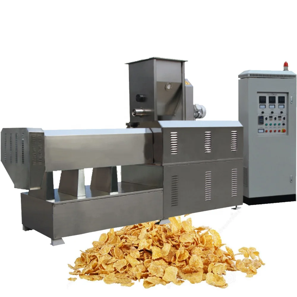 Professional corn flakes machine other snack machines cereals food plant produce in China