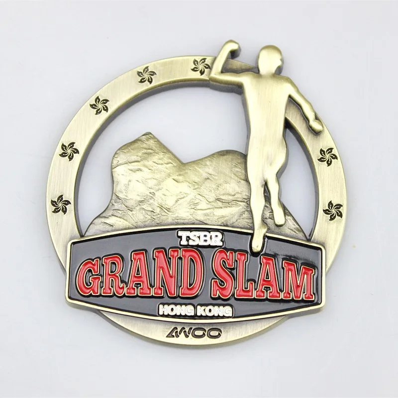 Design Free 3D Metal Sports Medal Custom Duathlon Triathlon Finisher Bronze Award Medal and Trophies