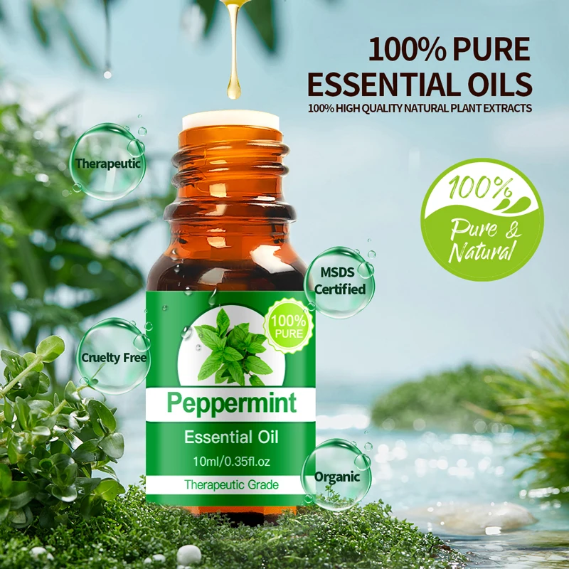 Private Label Essential oils Gift Set 100% Pure natural organic lavender eucalyptus Aromatherapy Essential Oil