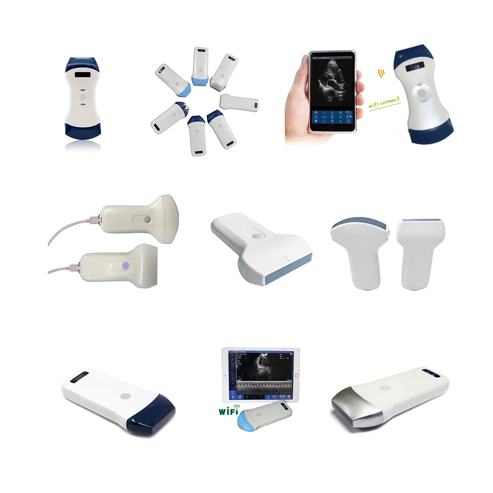Portable Ultrasound Scanner Doppler Micro Convex USB Wifi Color Wireless Probe Ultrasound Probes