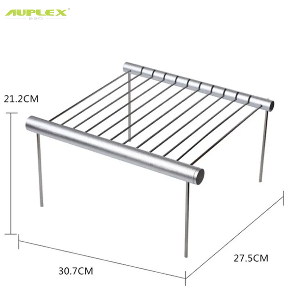 Portable Barbecue Tube Stainless Steel Camping Grill set  Charcoal Grilling Stove Barbeque Grill