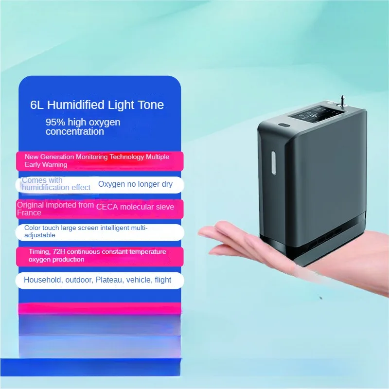 High Purity Oxygen Machine for Outdoor Use - Small and Lightweight Oxygen Concentrator