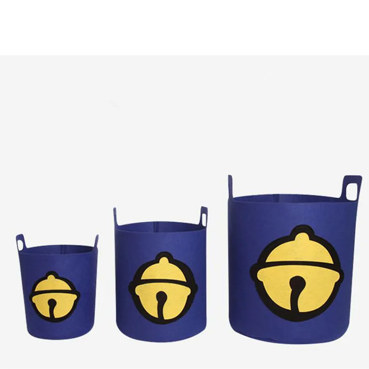 Great Laundry Hampers Felt Laundry Basket for Toys Clothes Organizer Space Laser Print Light Gifts Blue Silk Beer Dark Discount